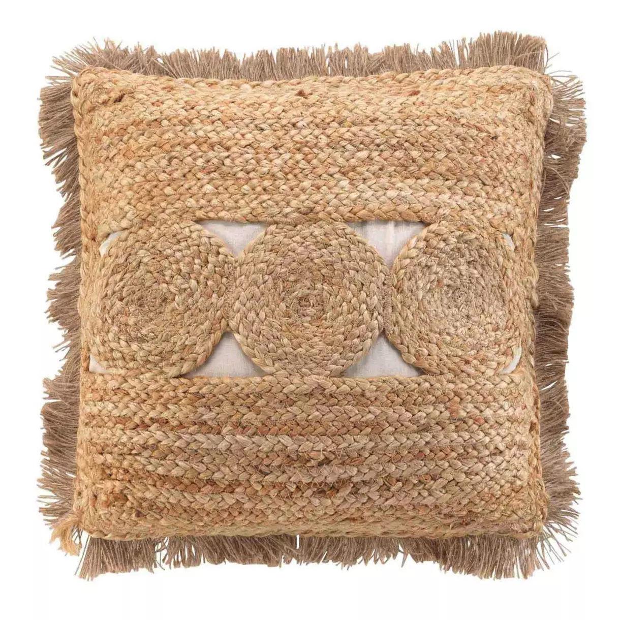 Cojiín de yute (45 cm) Dimelo Beige 1