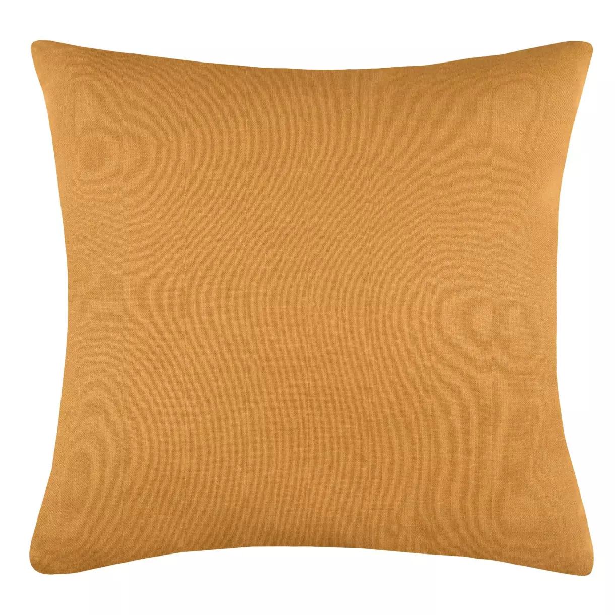 Coussin carré (40 cm) Duo Jaune safran 1