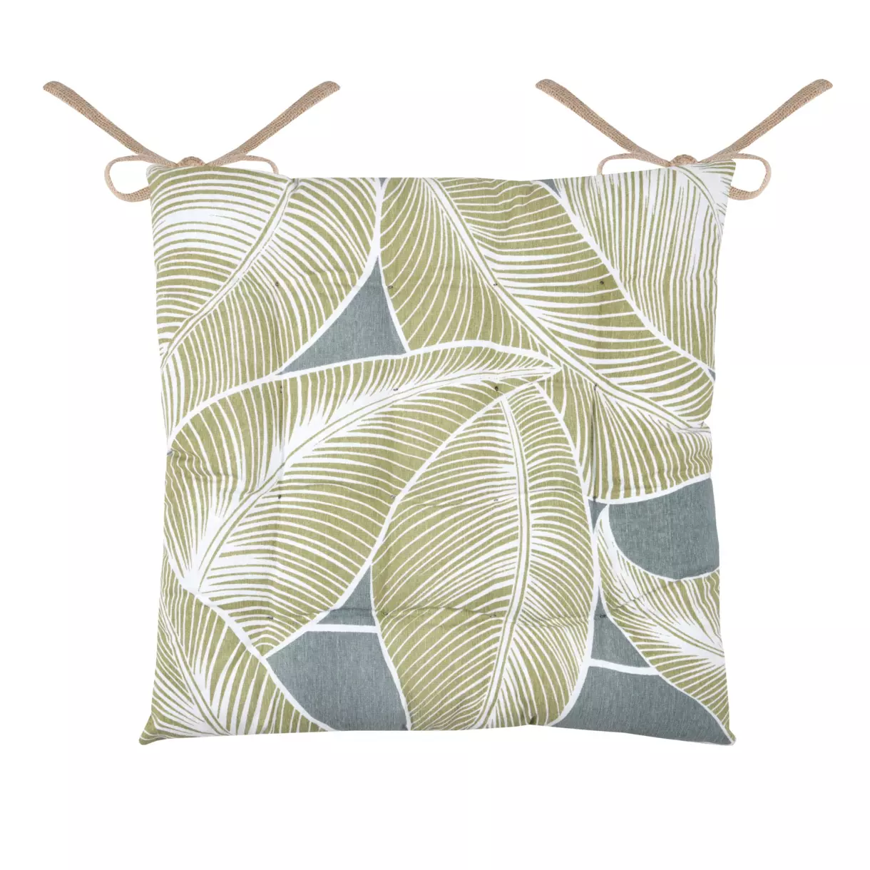 Coussin de chaise carré Rocca Vert sauge