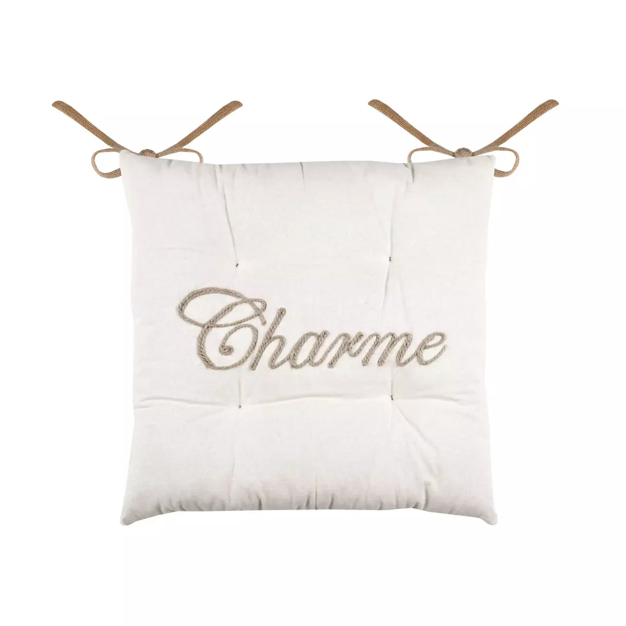 Coussin de chaise Maison Ecru 1