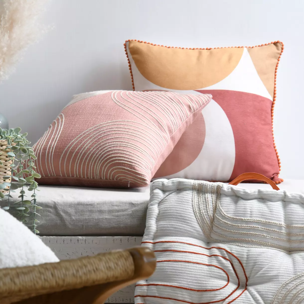 Coussin carré (40 cm) Thor Multicolore