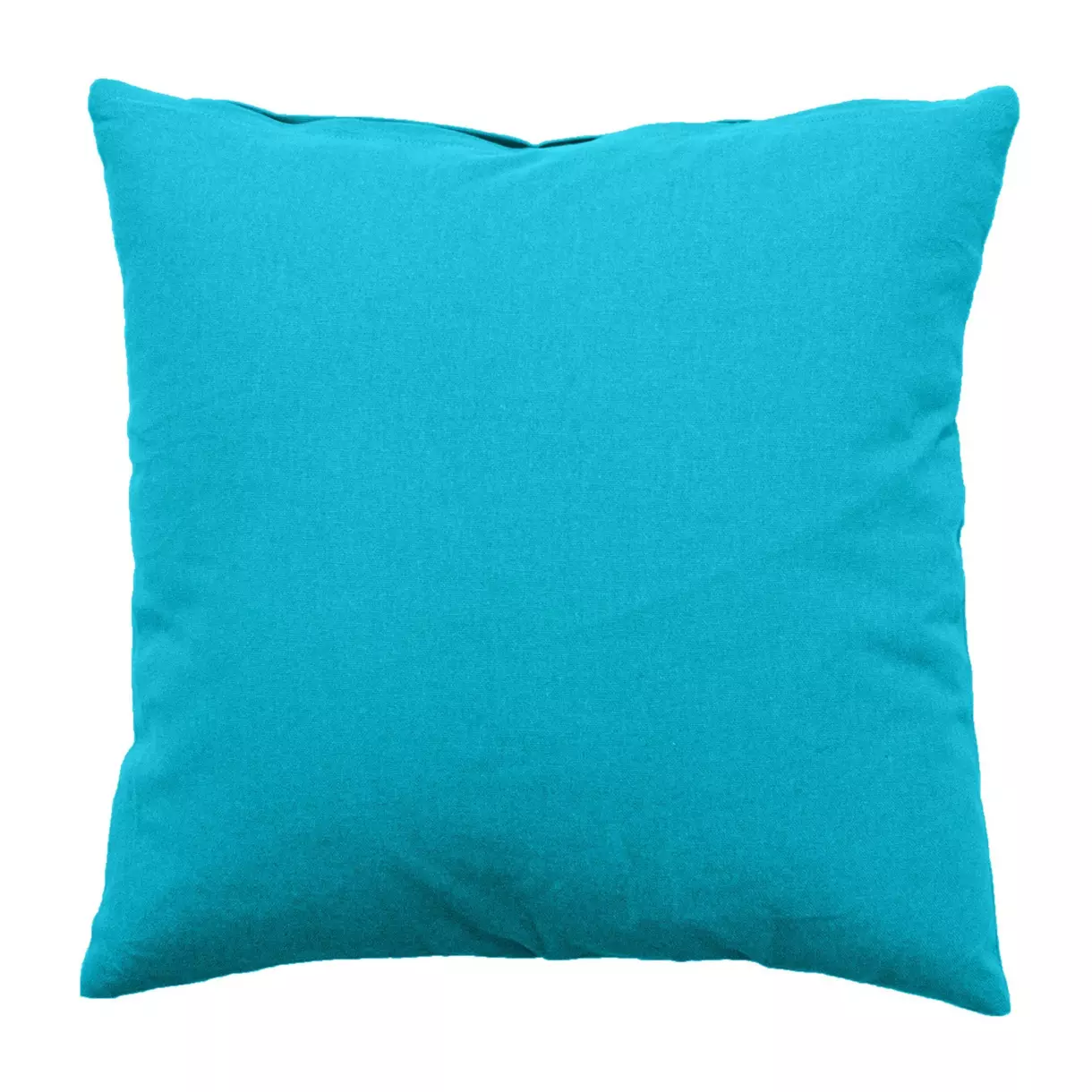 Coussin carré (60 cm) Etna Bleu turquoise 1