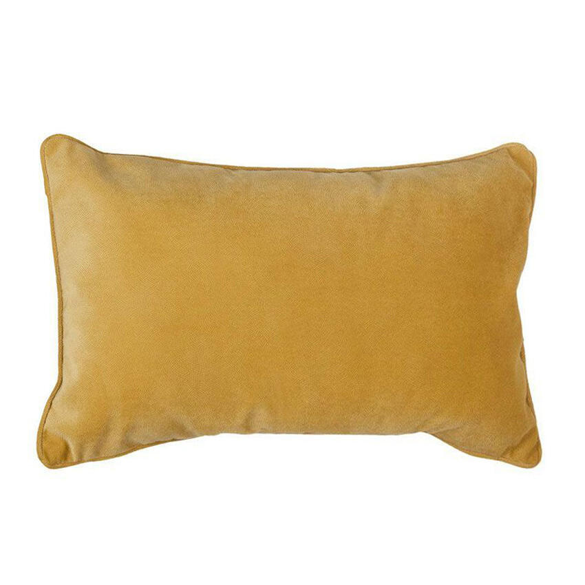Coussin rectangulaire Lilou Ocre 1