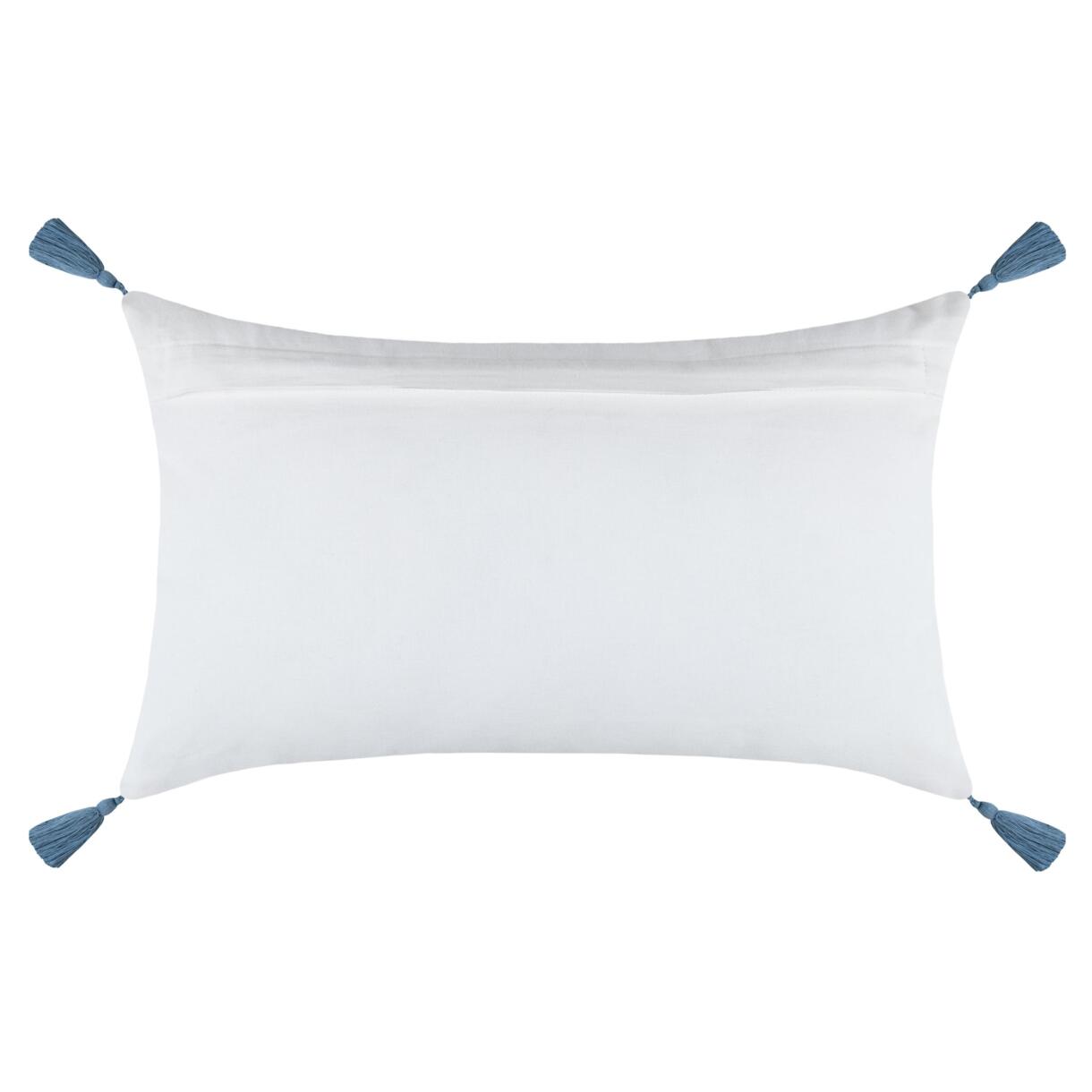 Cuscino rettangolare (50 cm) Julianne Blu