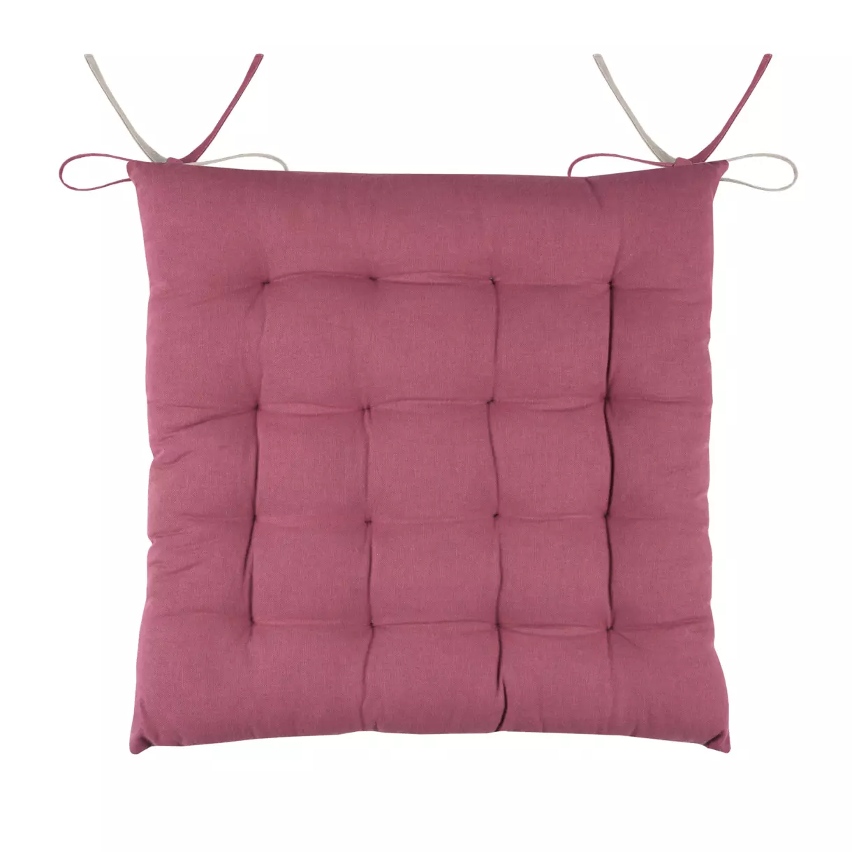 Coussin de chaise carré Duo Violet pourpre