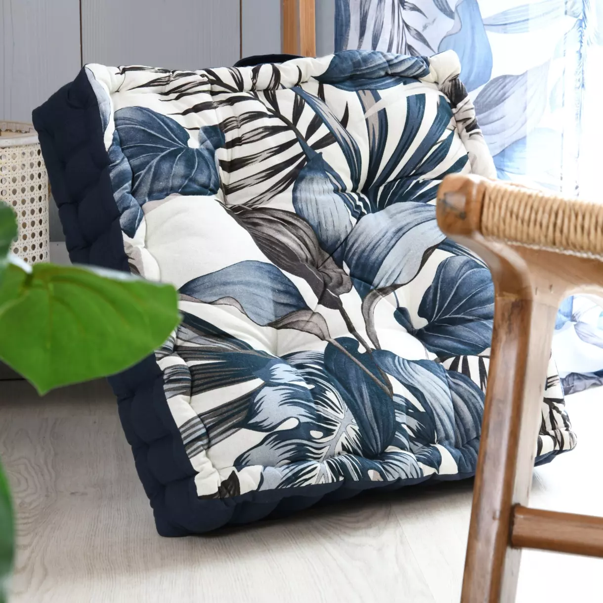 Coussin de sol (45 cm) Paraiso Bleu 1