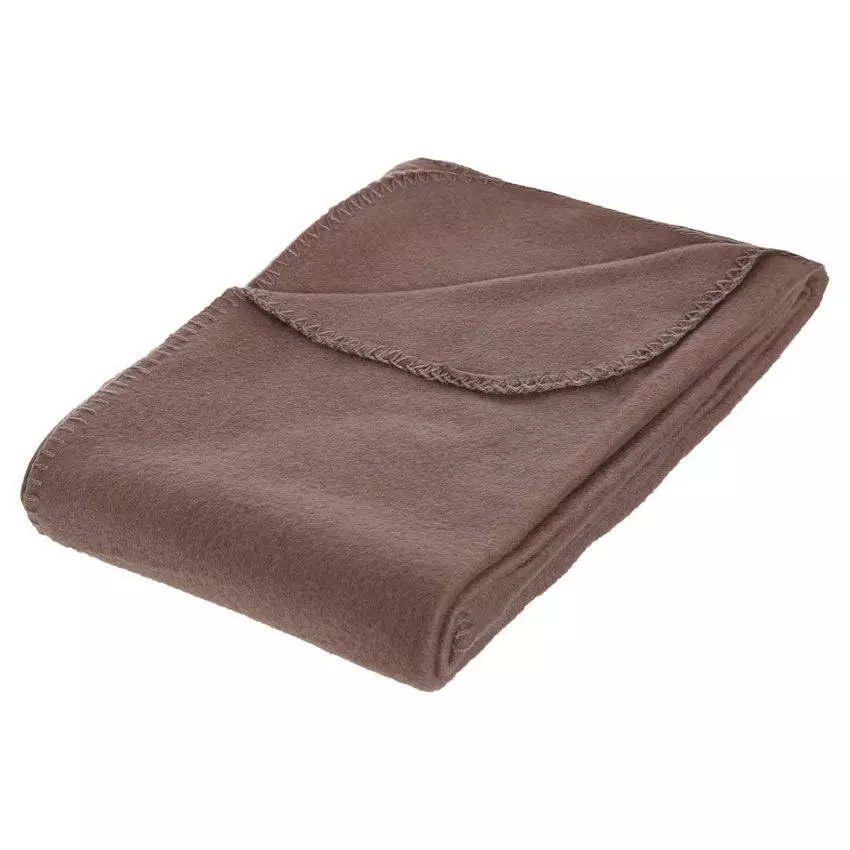 Plaid polaire (150 cm) Mélys Taupe 1