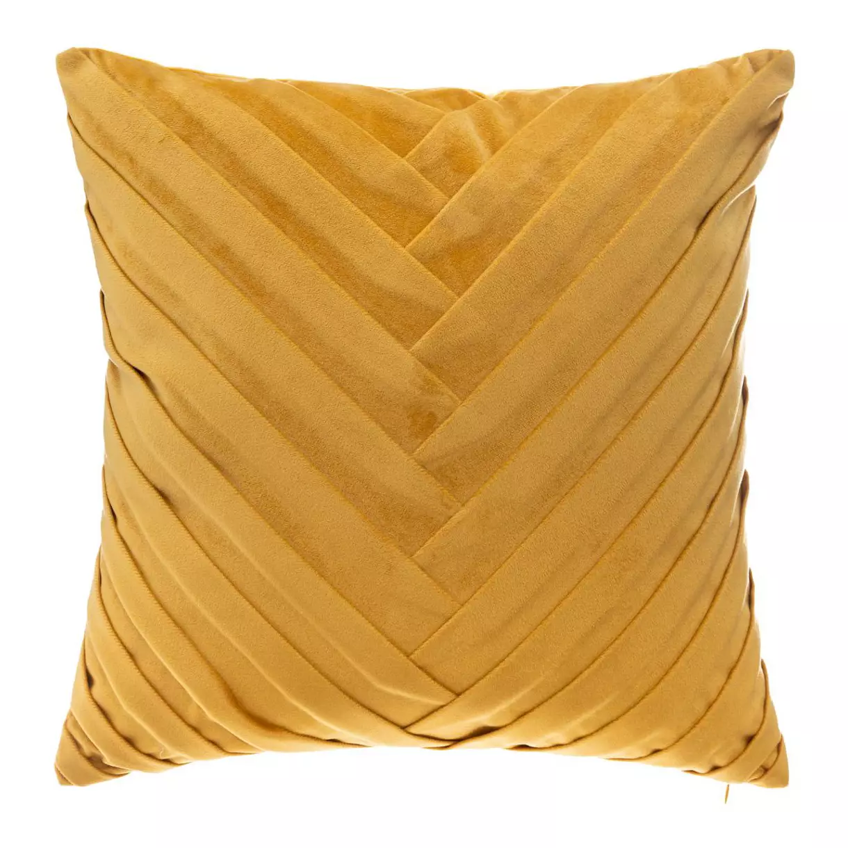 Cojín terciopelo (40 cm) Tresseo Amarillo ocre 1
