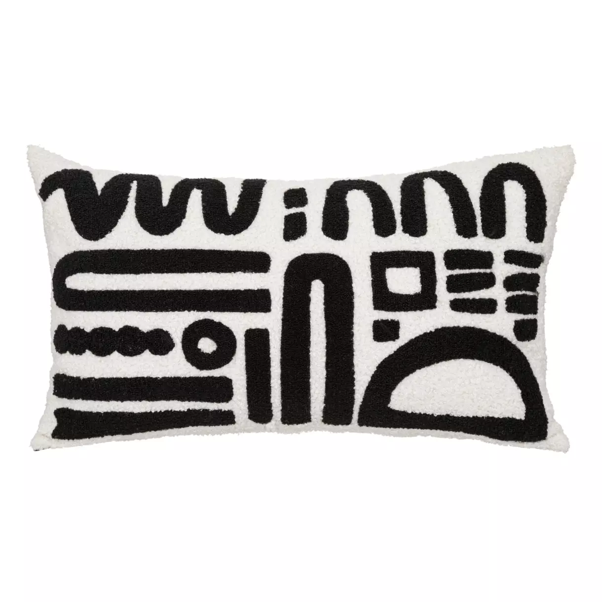 Coussin rectangulaire (50 cm) Olme Blanc