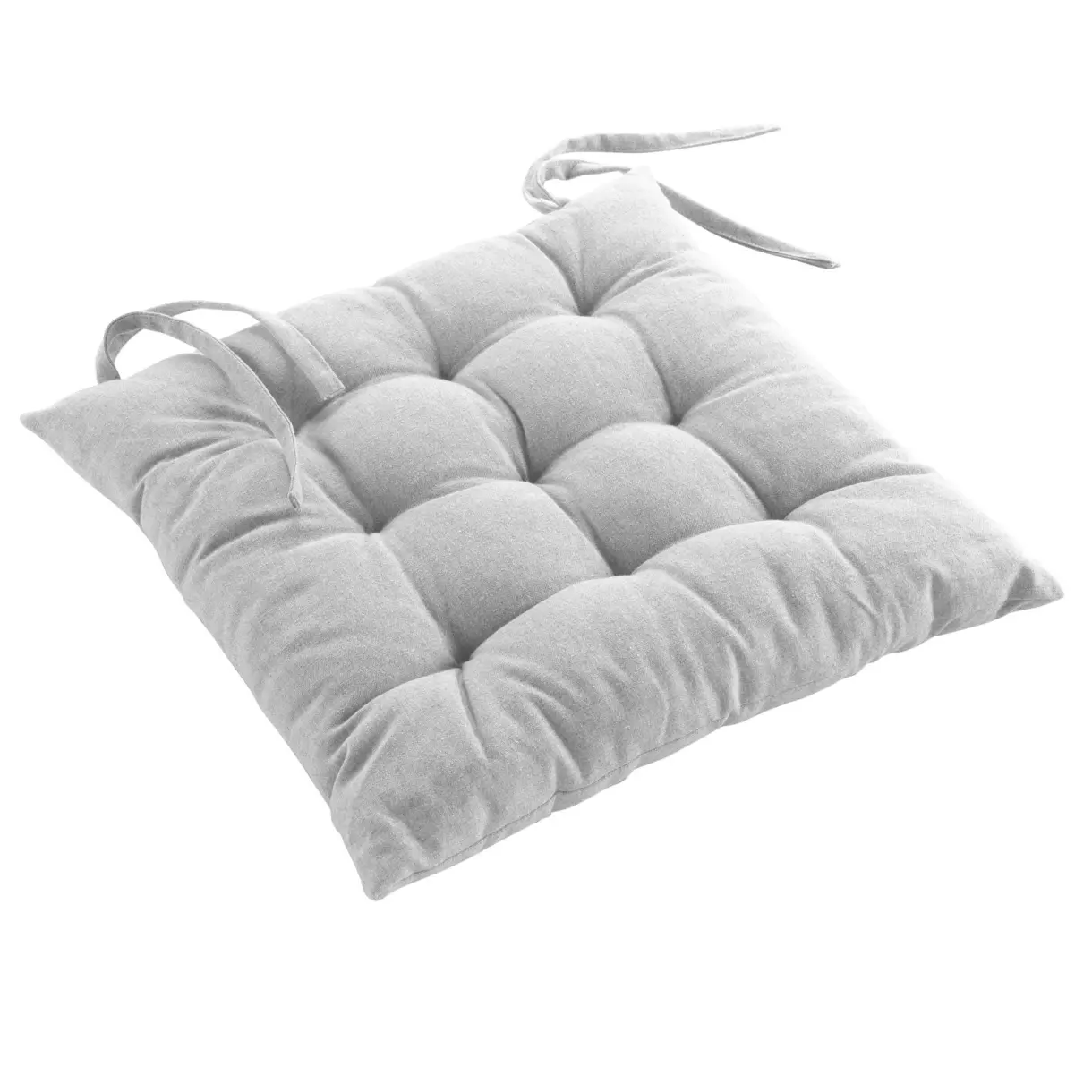 Cojín de silla de algodón reciclado Mistral Blanco 1