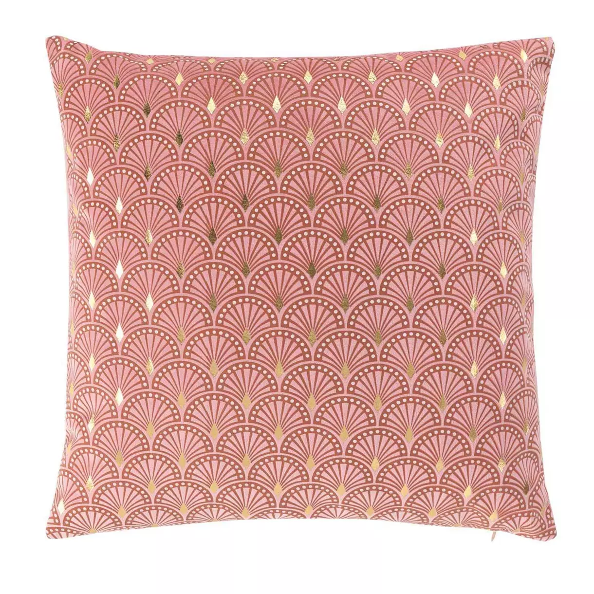 Housse de coussin carrée (40 cm) Bellagold Rose 1