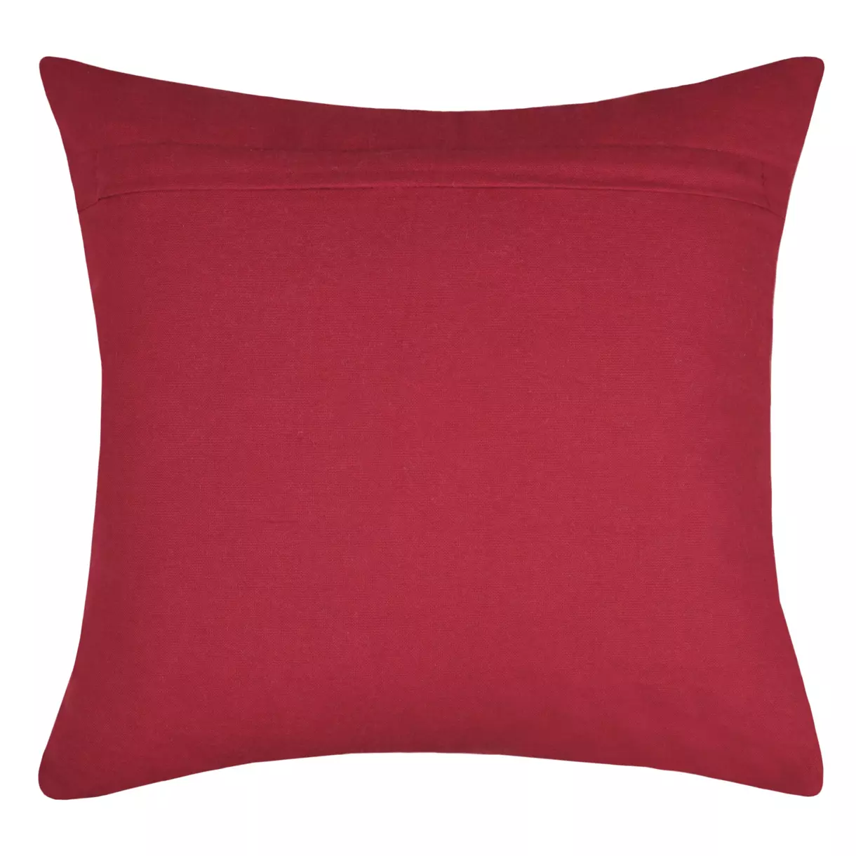 Coussin carré coton (40 cm) Marianne Rouge