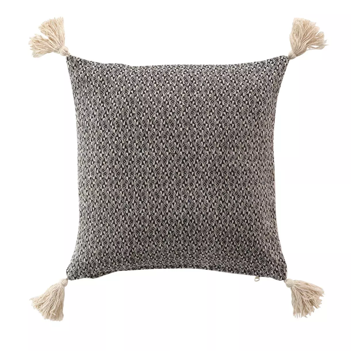Kussen vierkant katoen (40 cm) Junon Zwart