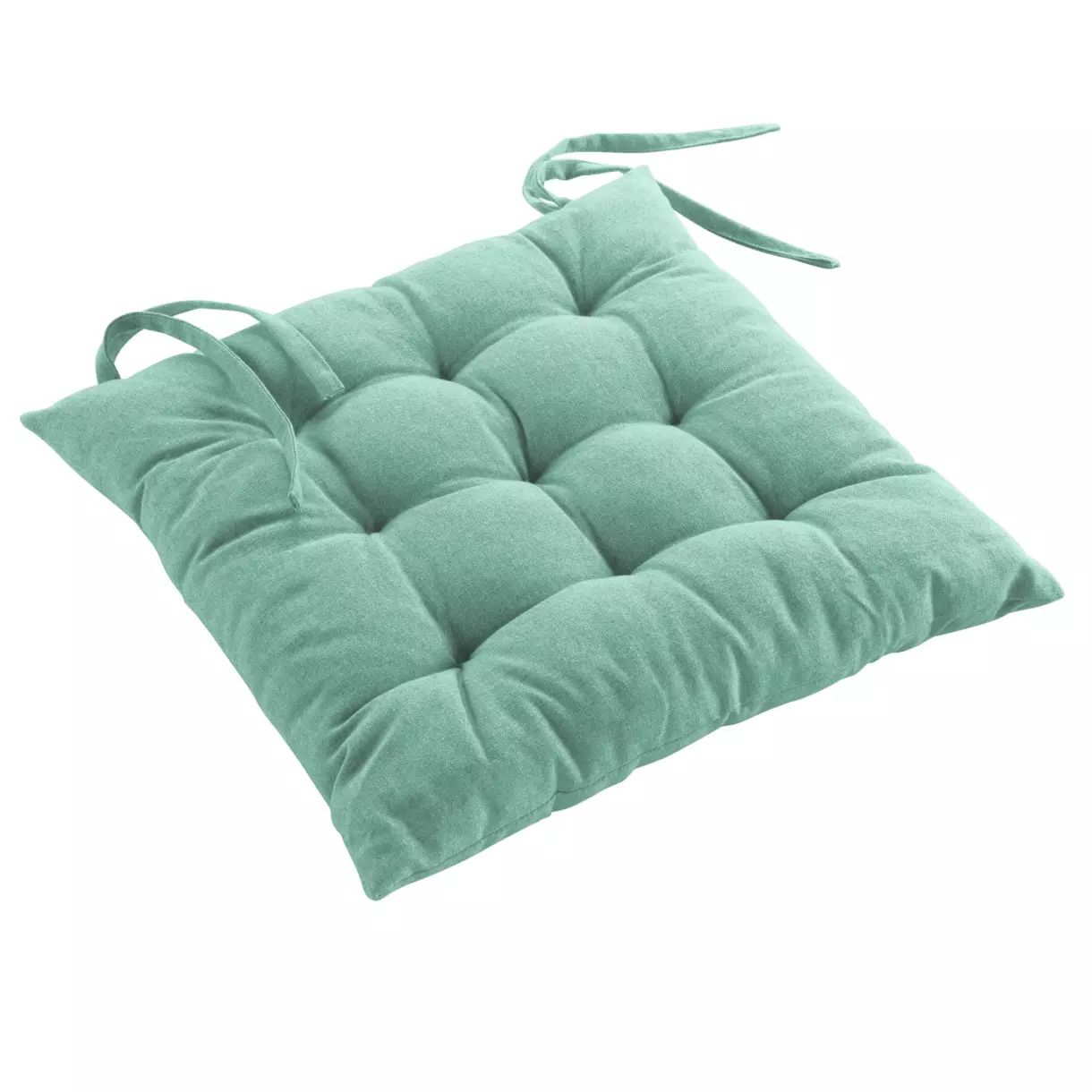 Cojín de silla de algodón reciclado Mistral Verde menta 1