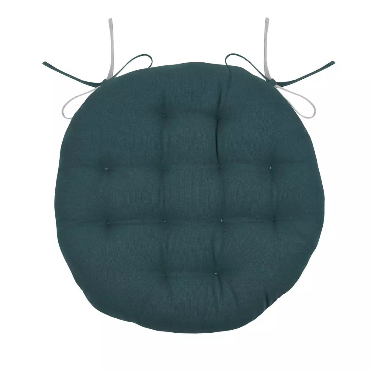 Stoelkussen rond Duo Bleu Groen