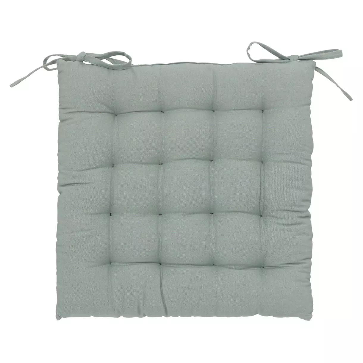 Cojín de silla  cuadrado Anjali Verde celadón