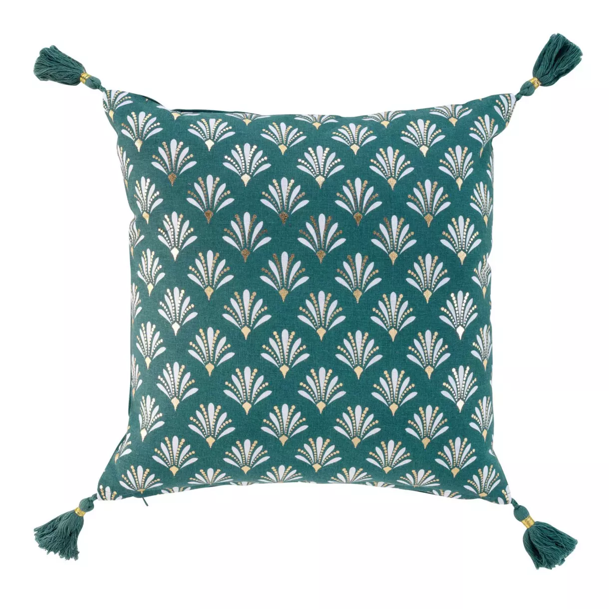Housse de coussin carrée (40 cm) Rafina Bleue 1