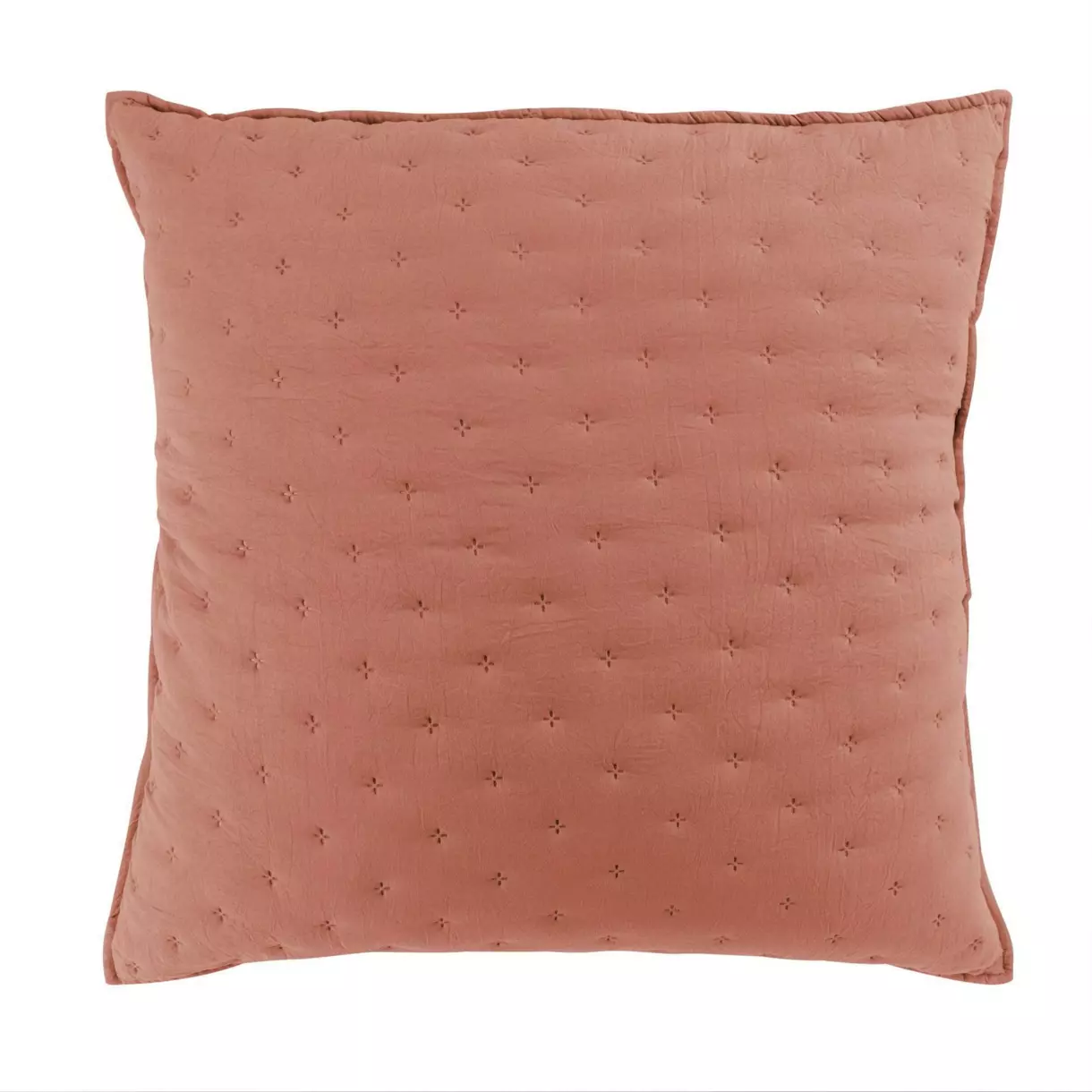 Housse de coussin carrée (60 cm) Mellow Chic Terracotta 1