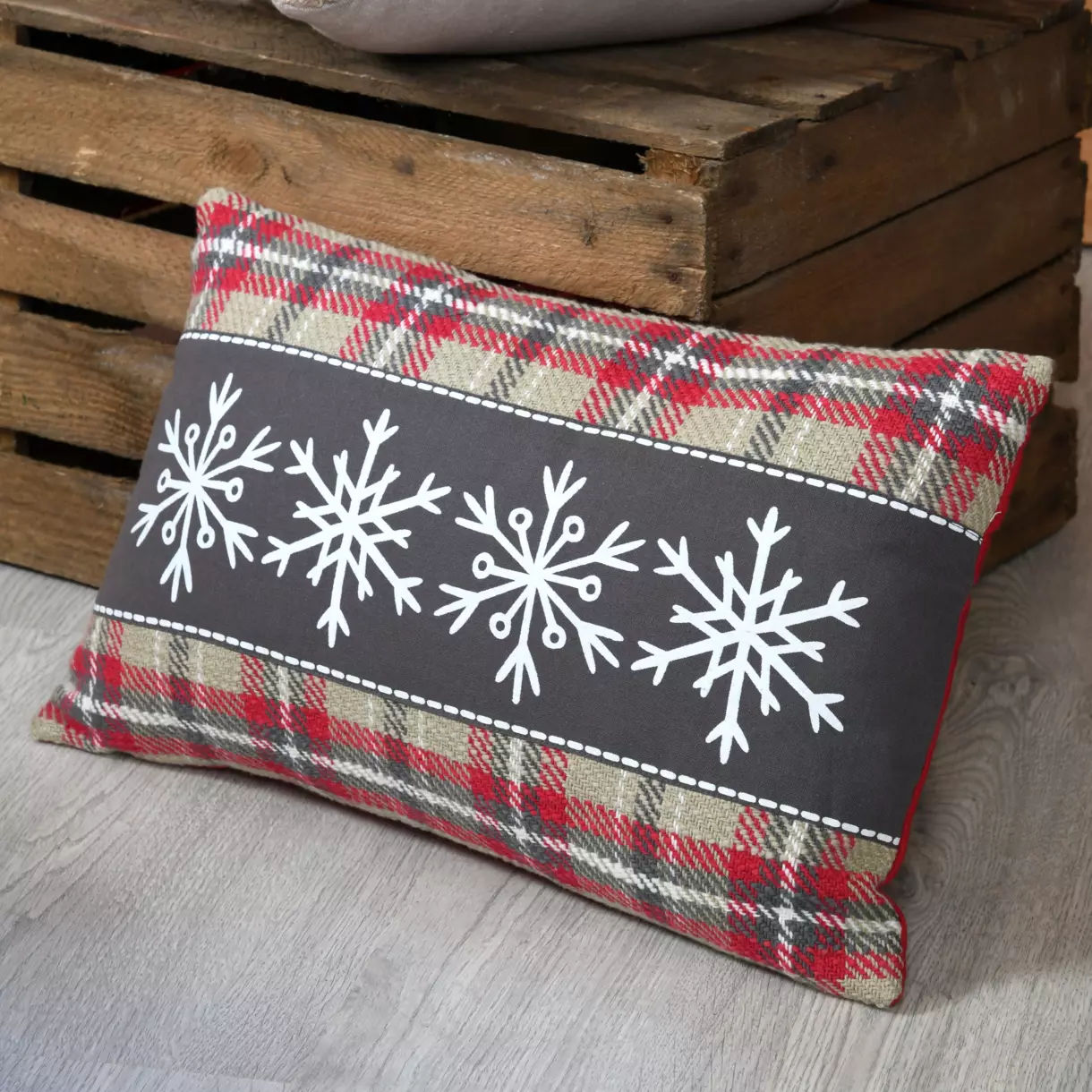 Cojín sofá (50 cm) Megève Gris antracita 1