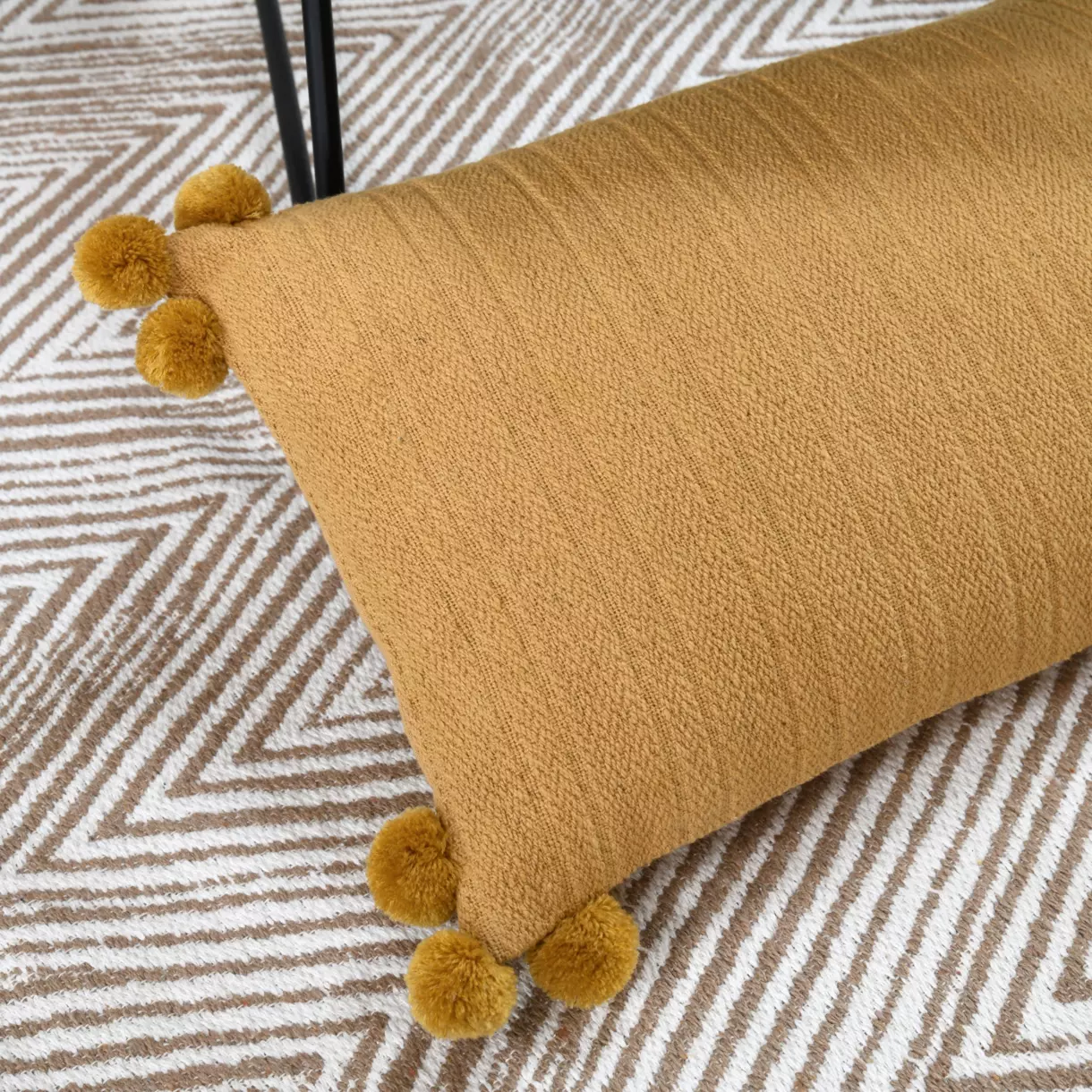 Cojín rectangular (50 cm) Bako Amarillo azafrán