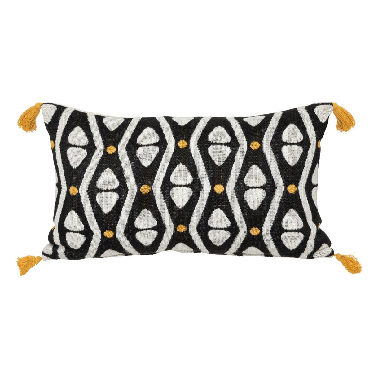 Coussin rectangulaire coton (50 cm) Tribal Multicolore