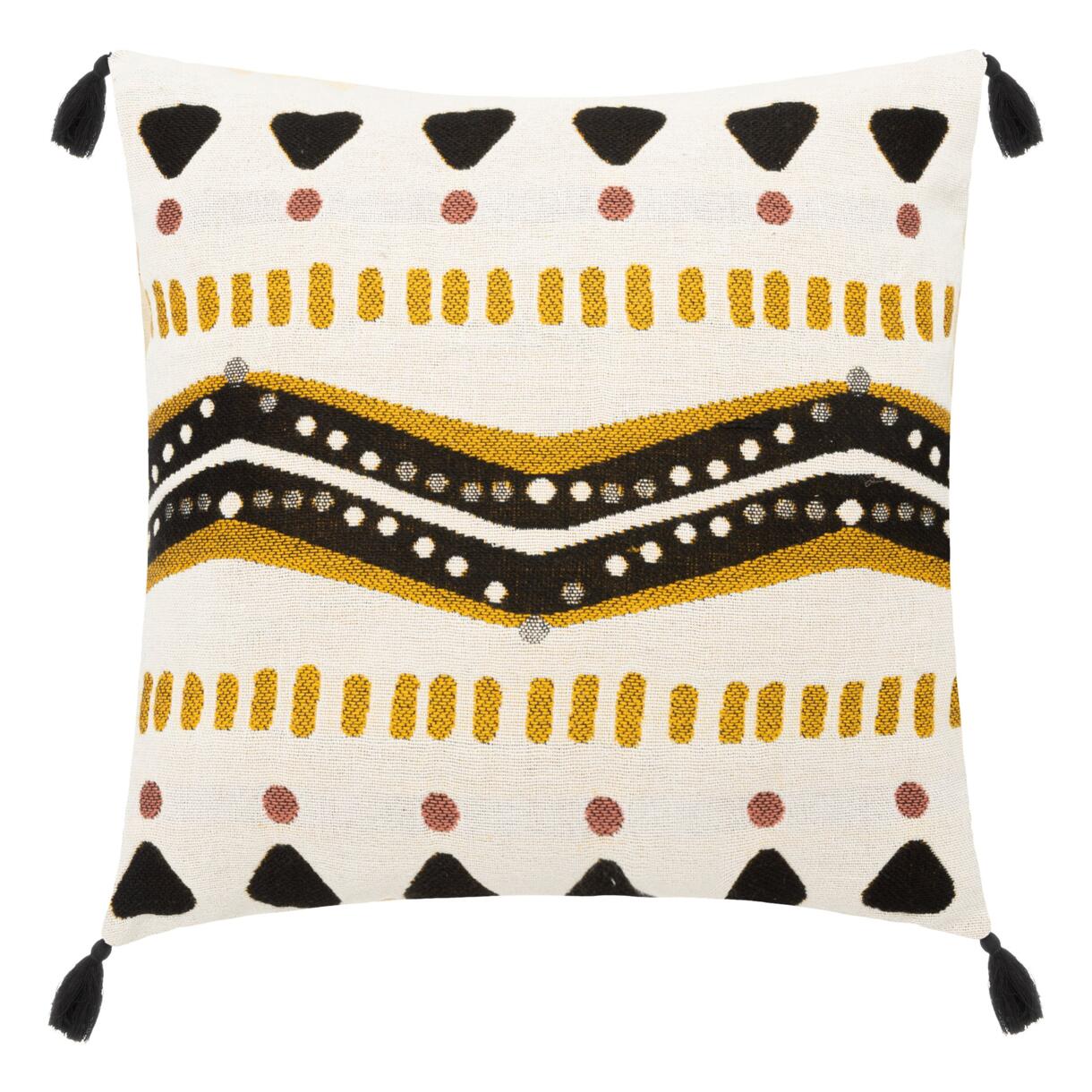 Coussin carré (58 cm) Tribal Multicolore