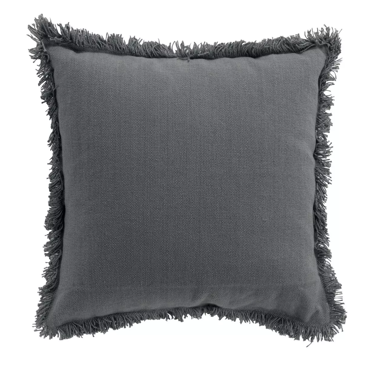 Coussin carré (45 cm) Vanina Gris anthracite 1
