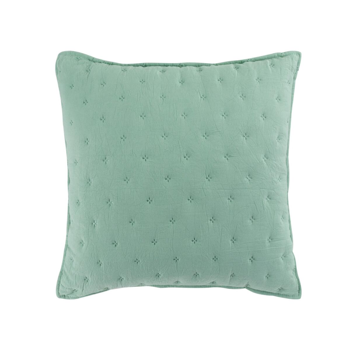 Fodera cuscino quadrato (40 cm) Mellow Chic Verde menta 1