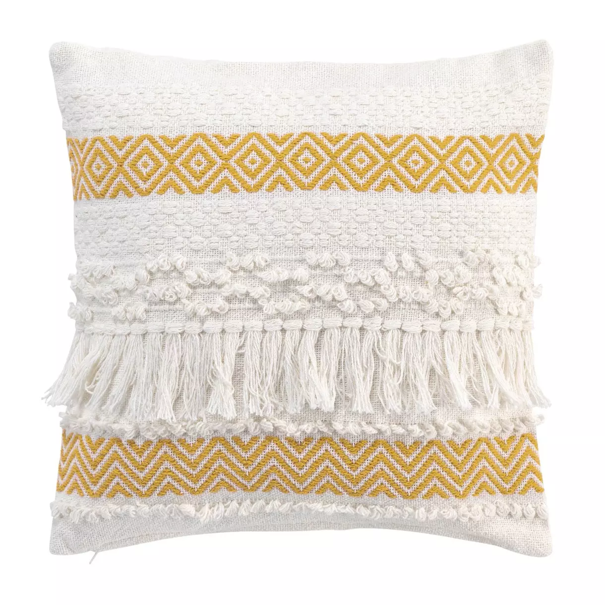 Coussin carré (40 cm) Zya Jaune 1