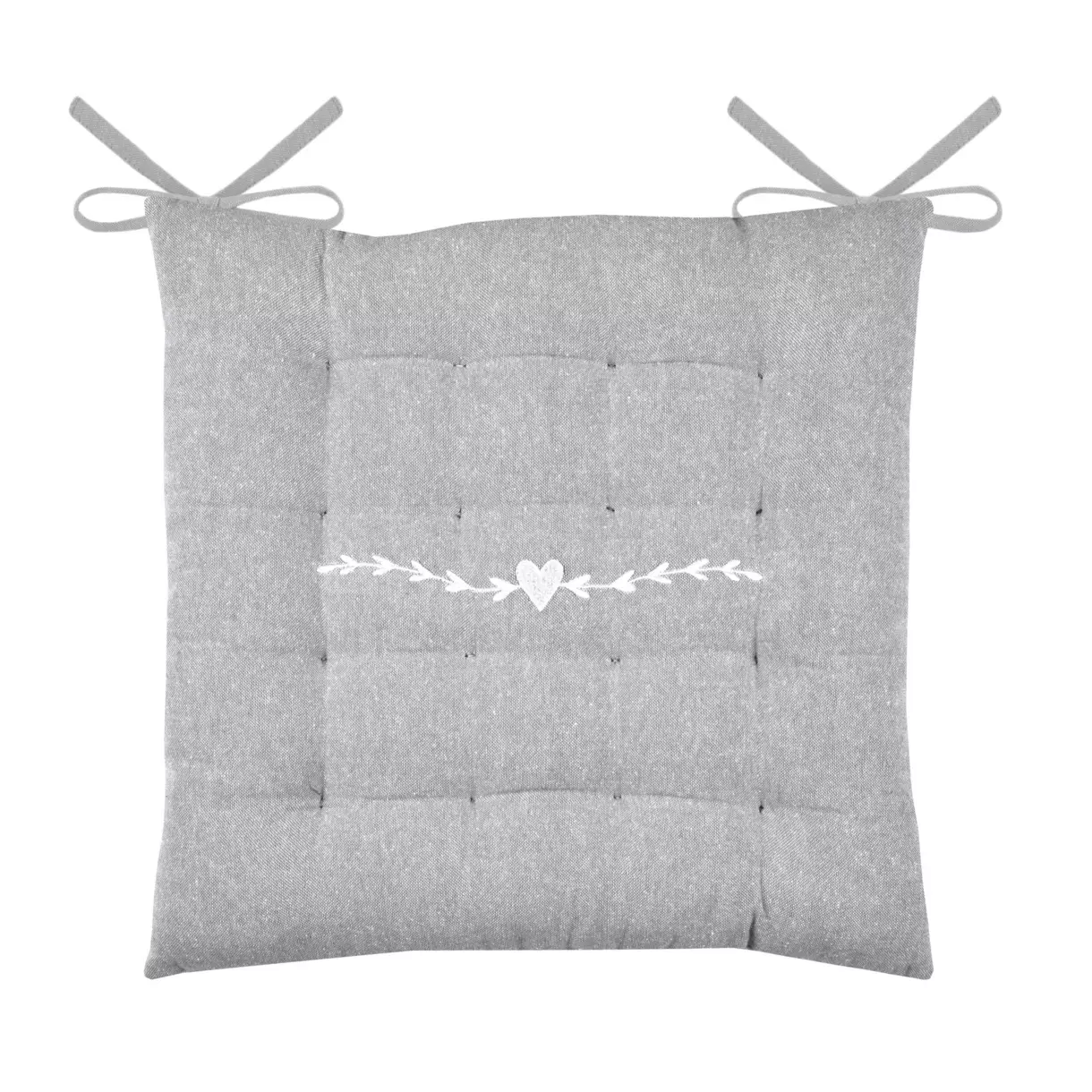 Coussin de chaise Candice Gris 1