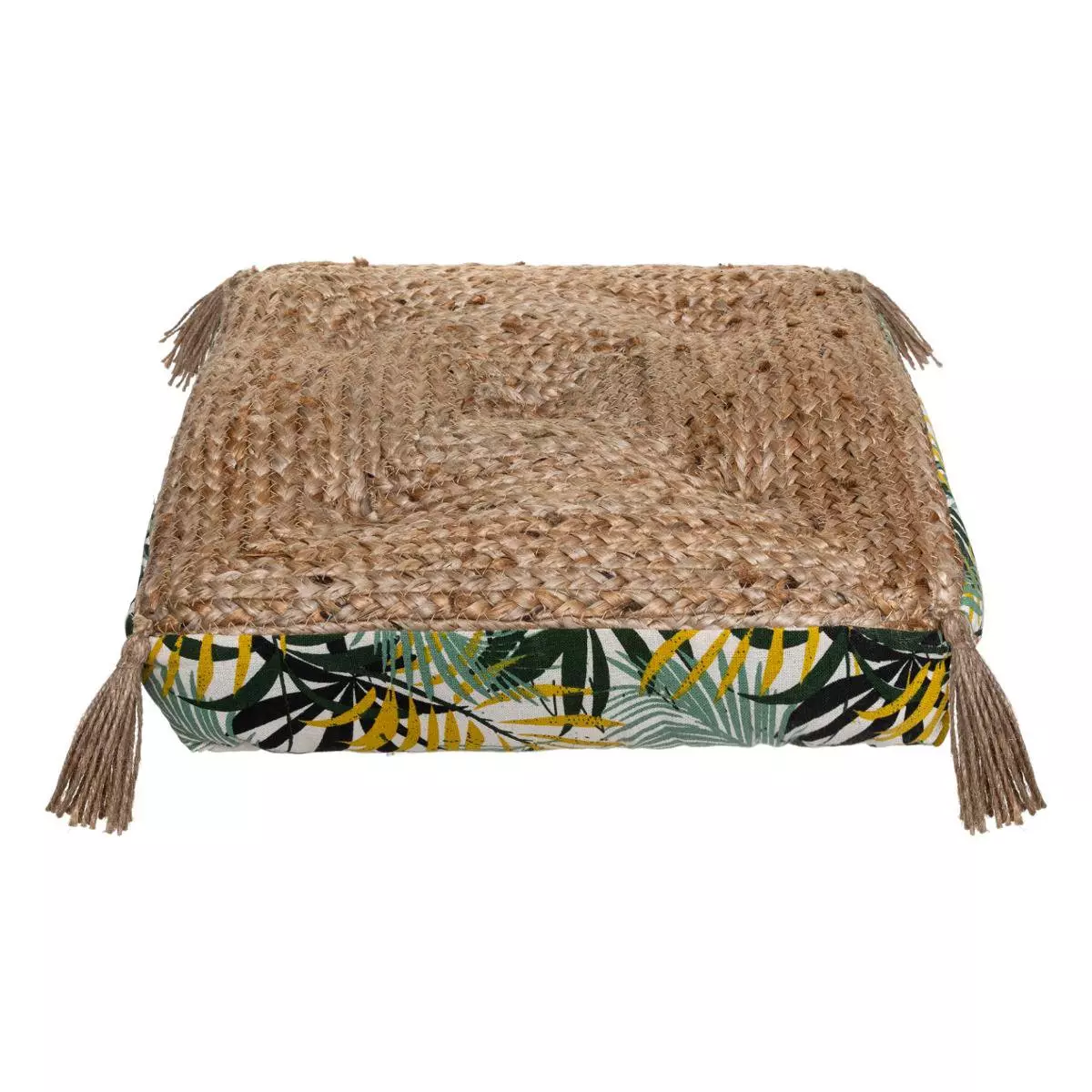Coussin de sol jute (38 cm) Tropic Multicolore 1