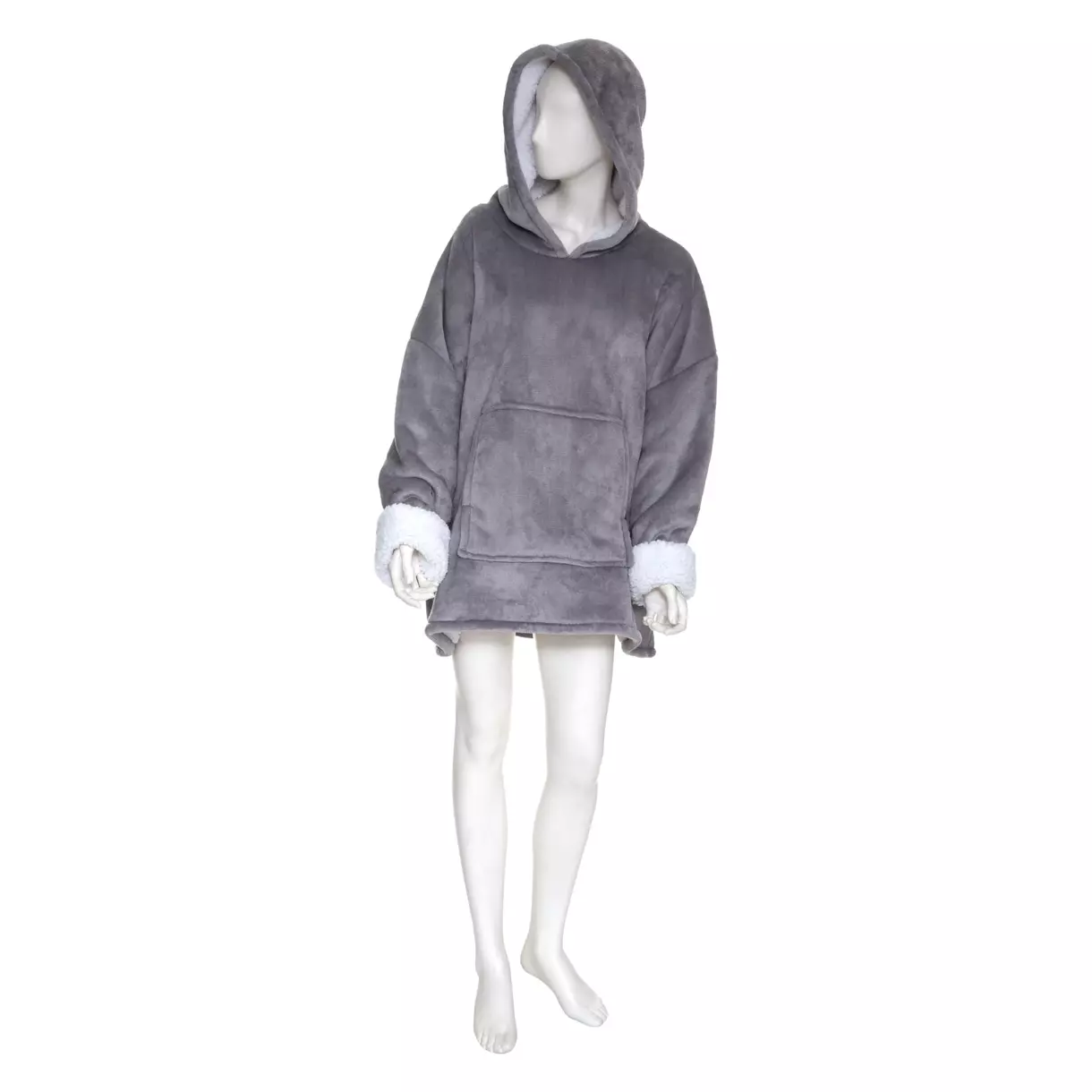 Manta sudadera polar Noa Gris