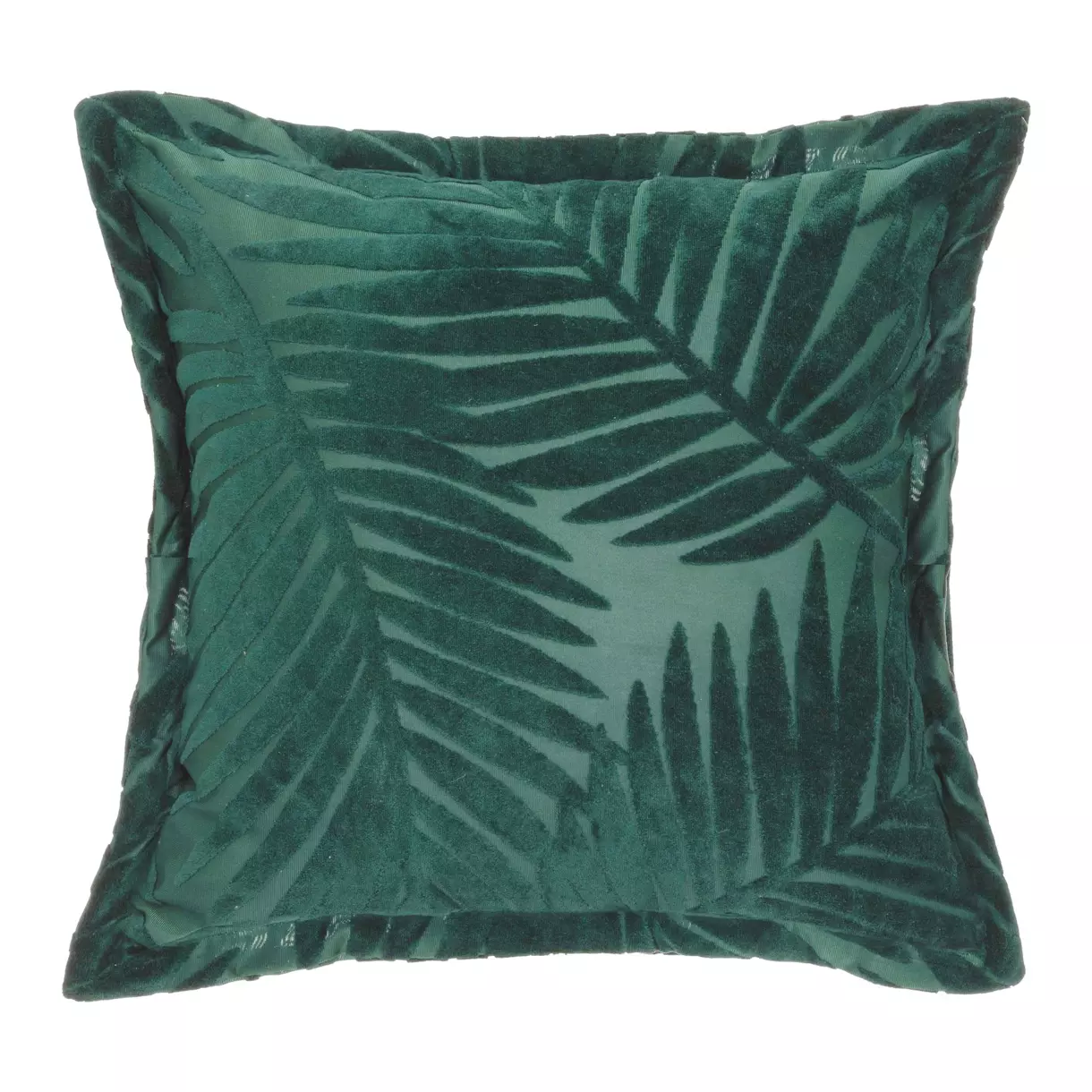 Coussin carré (45 cm) Bela Vert cèdre 1