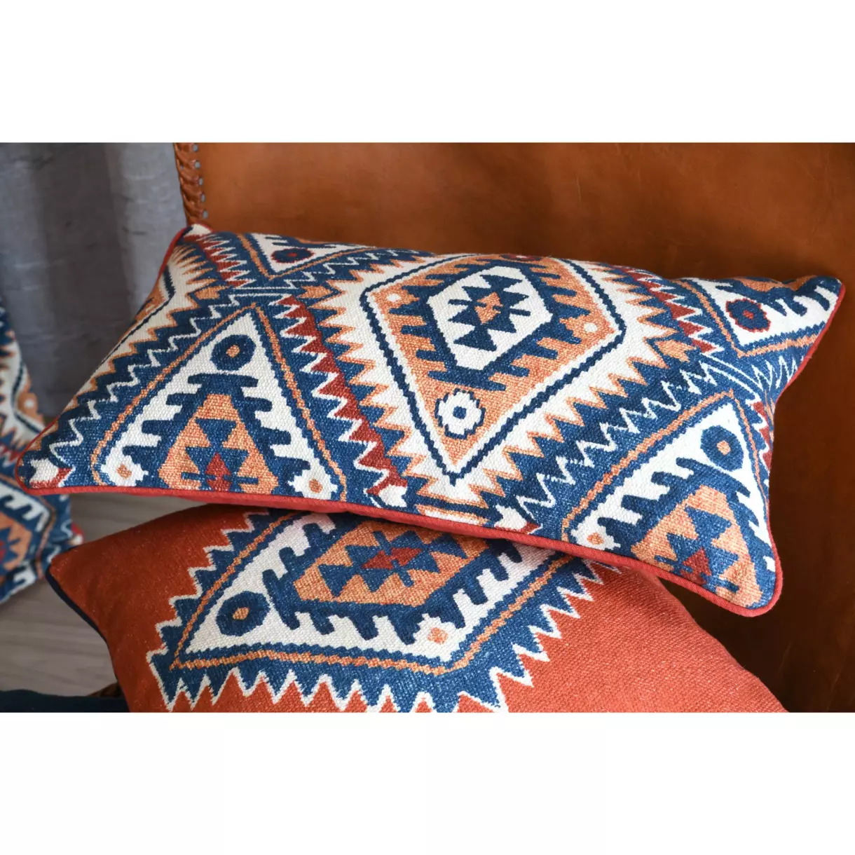 Coussin rectangulaire (50 cm) Louisiane Multicolore 1