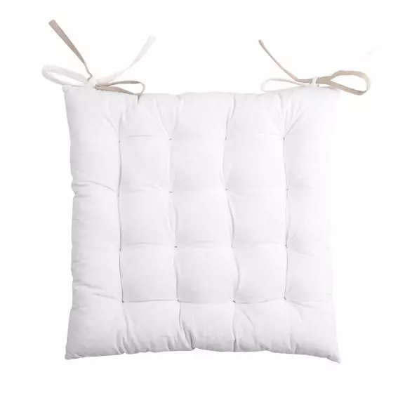Coussin de chaise Duo Écru et beige 1