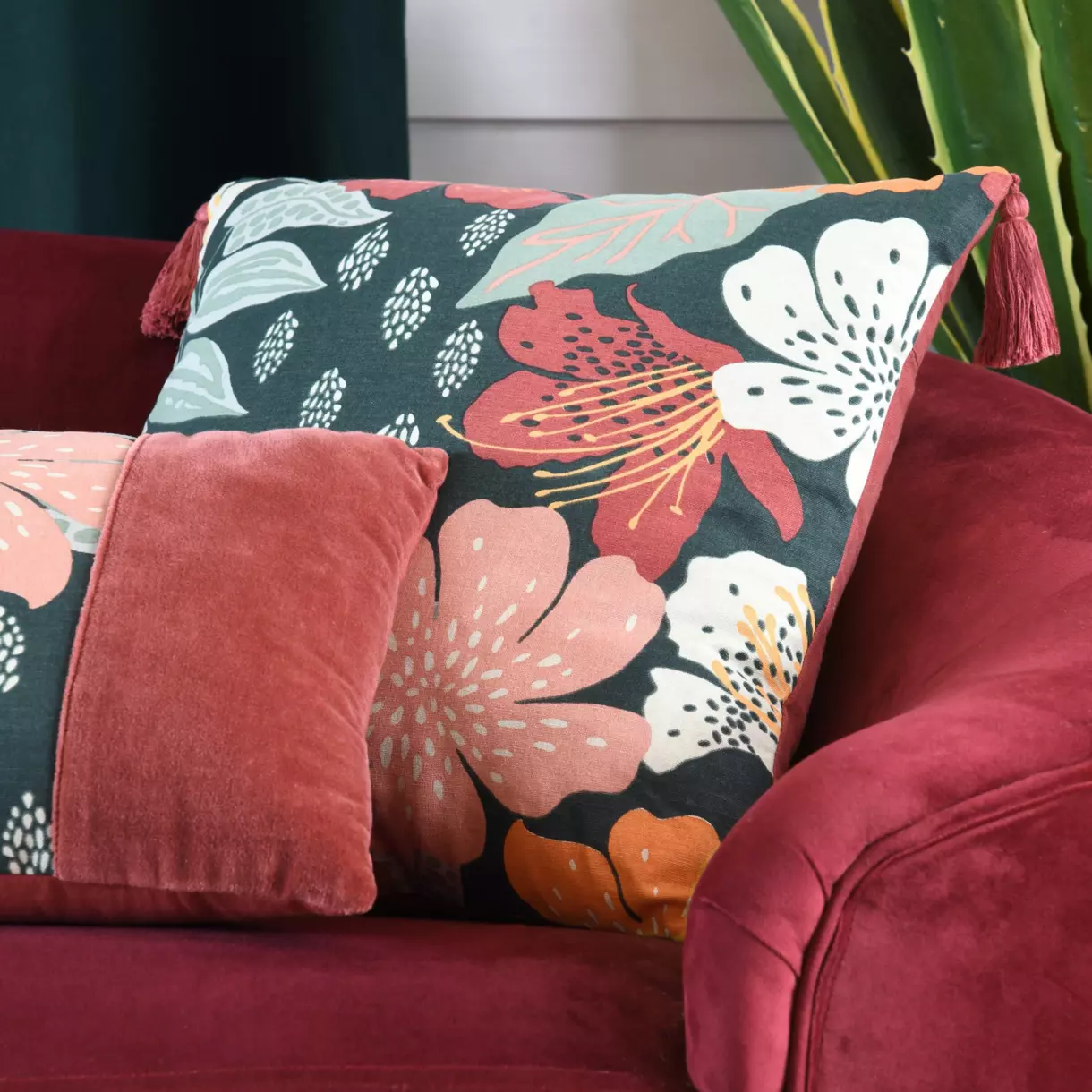 Coussin carré (40 cm) Ivanna Multicolore 1