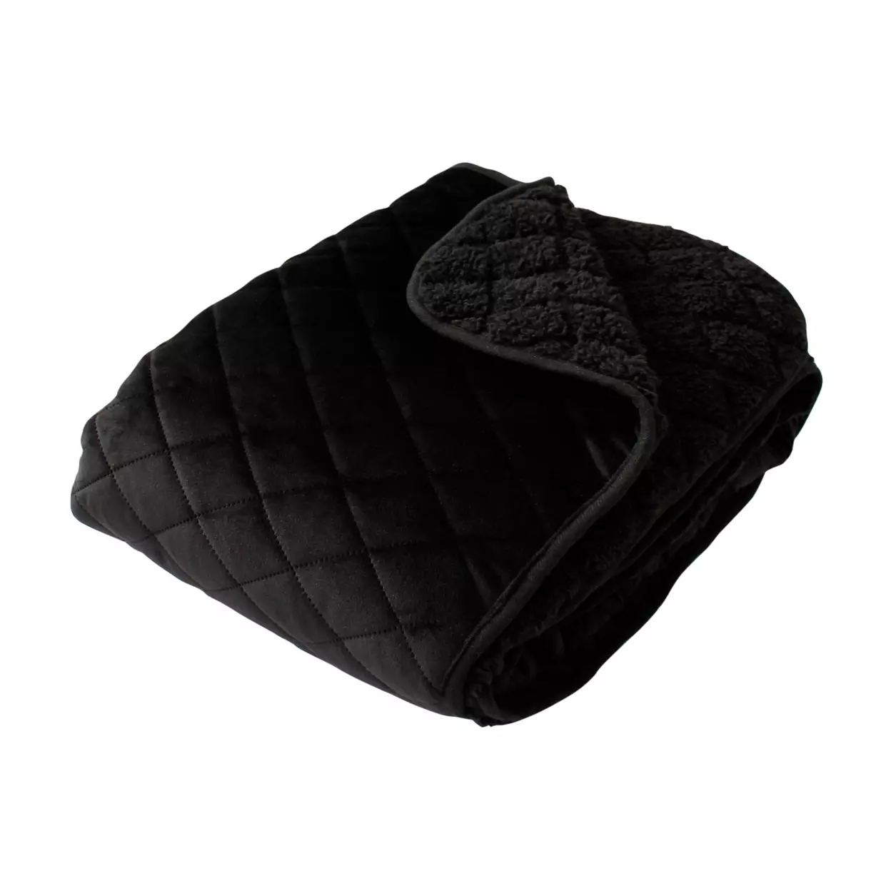 Plaid doux (150 cm) Gatsby Noir 1