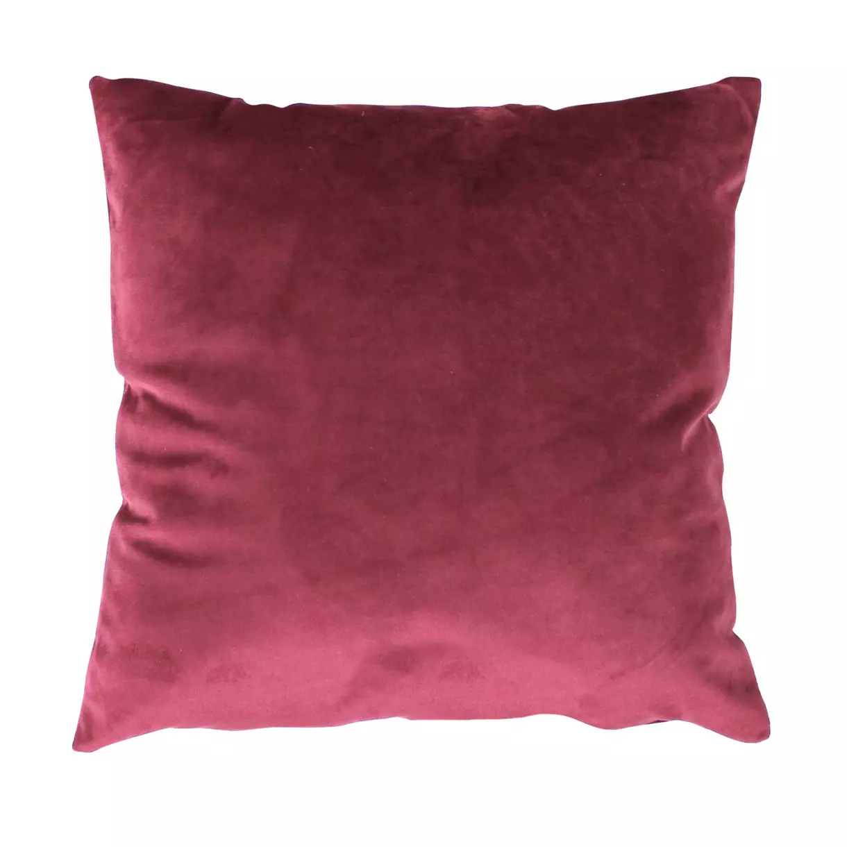 Coussin carré (40 cm) Nounours Lie de vin 1