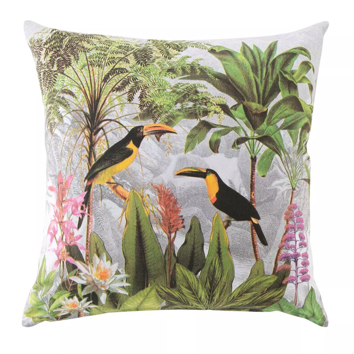 Kussenhoes (60 cm) Sweet Bird Meerkleurig 1