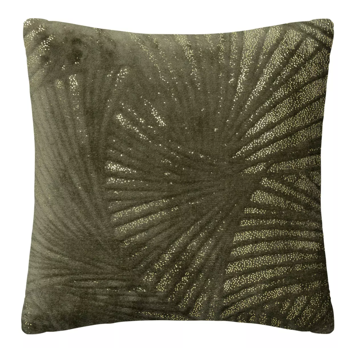 Coussin carré (40 cm) Filo Vert kaki 1