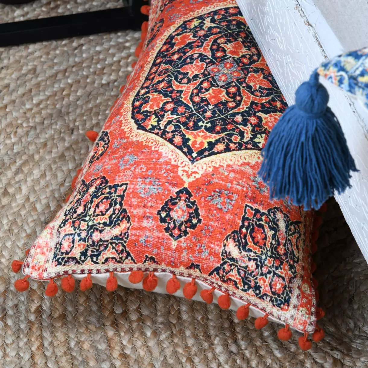 Cojín sofá (50 cm) Bombay Rojo 1