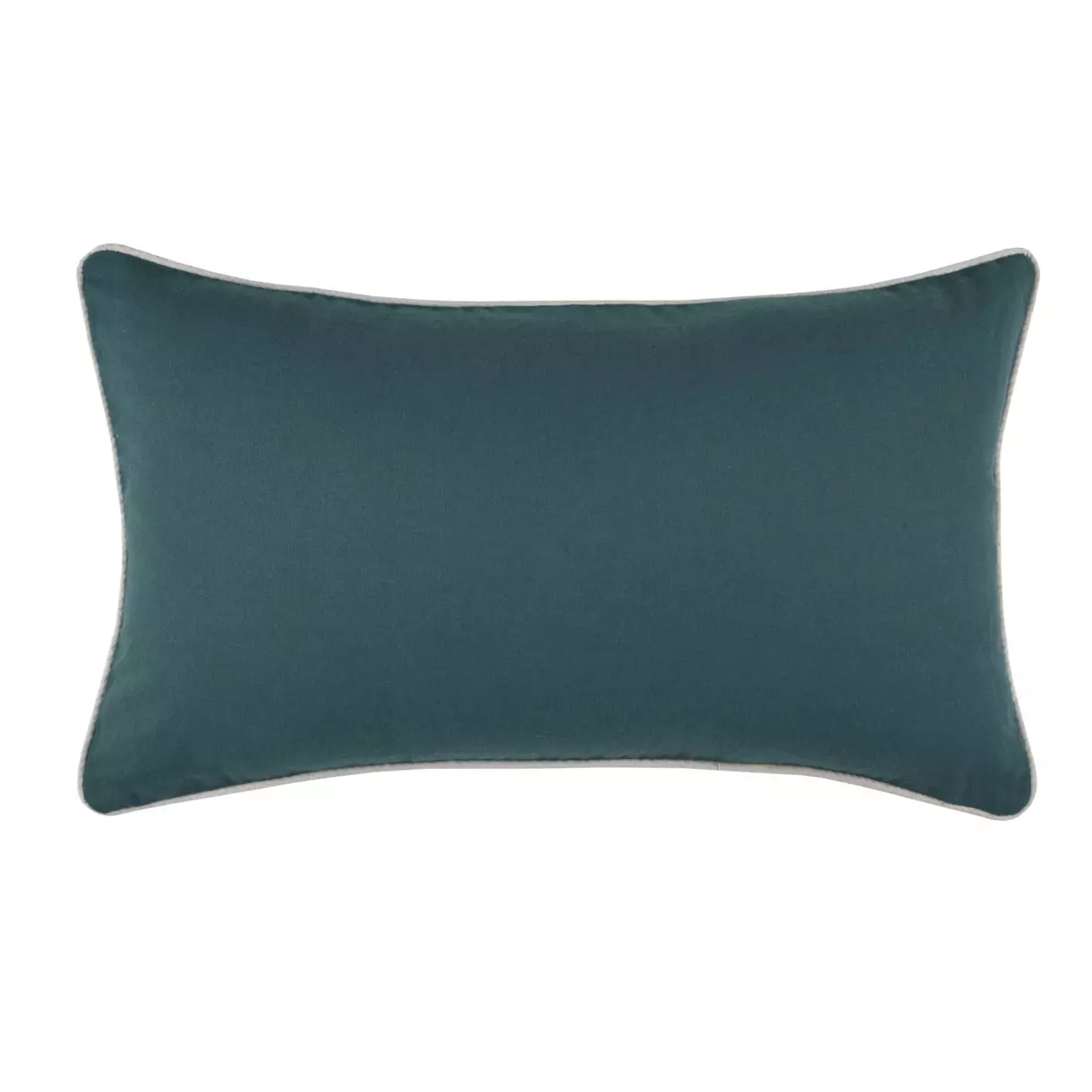 Coussin rectangulaire (50 cm) Duo Bleu orage 1