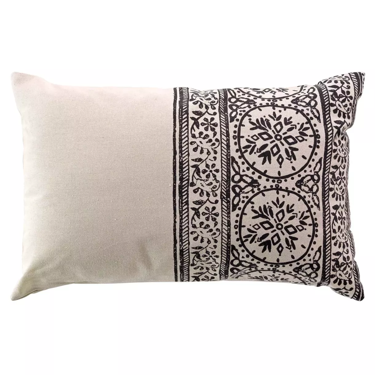 Cojín rectangular (60 cm) Isalina Negro