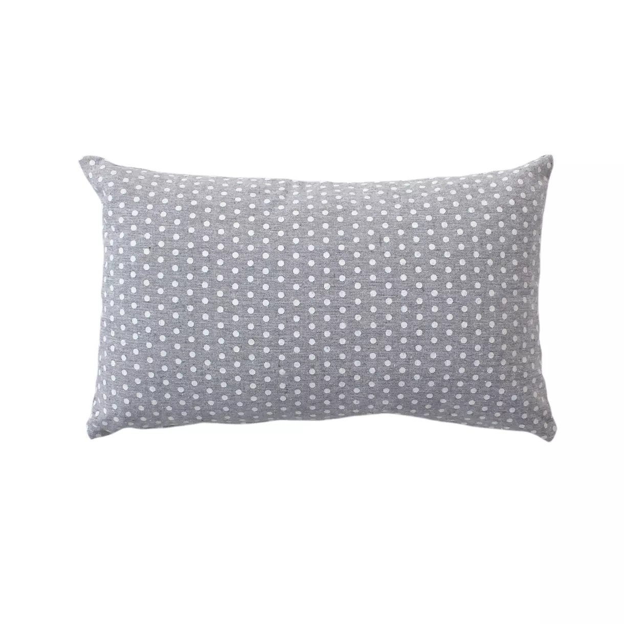 Coussin rectangulaire coton recyclé (50 cm) Elisa Gris clair 6