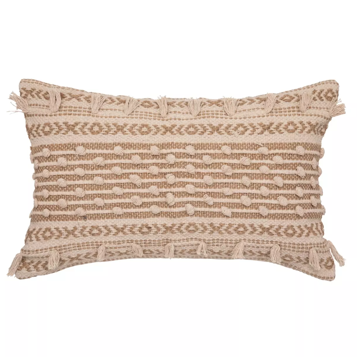 Coussin rectangulaire (58 cm) Enola Ivoire 1