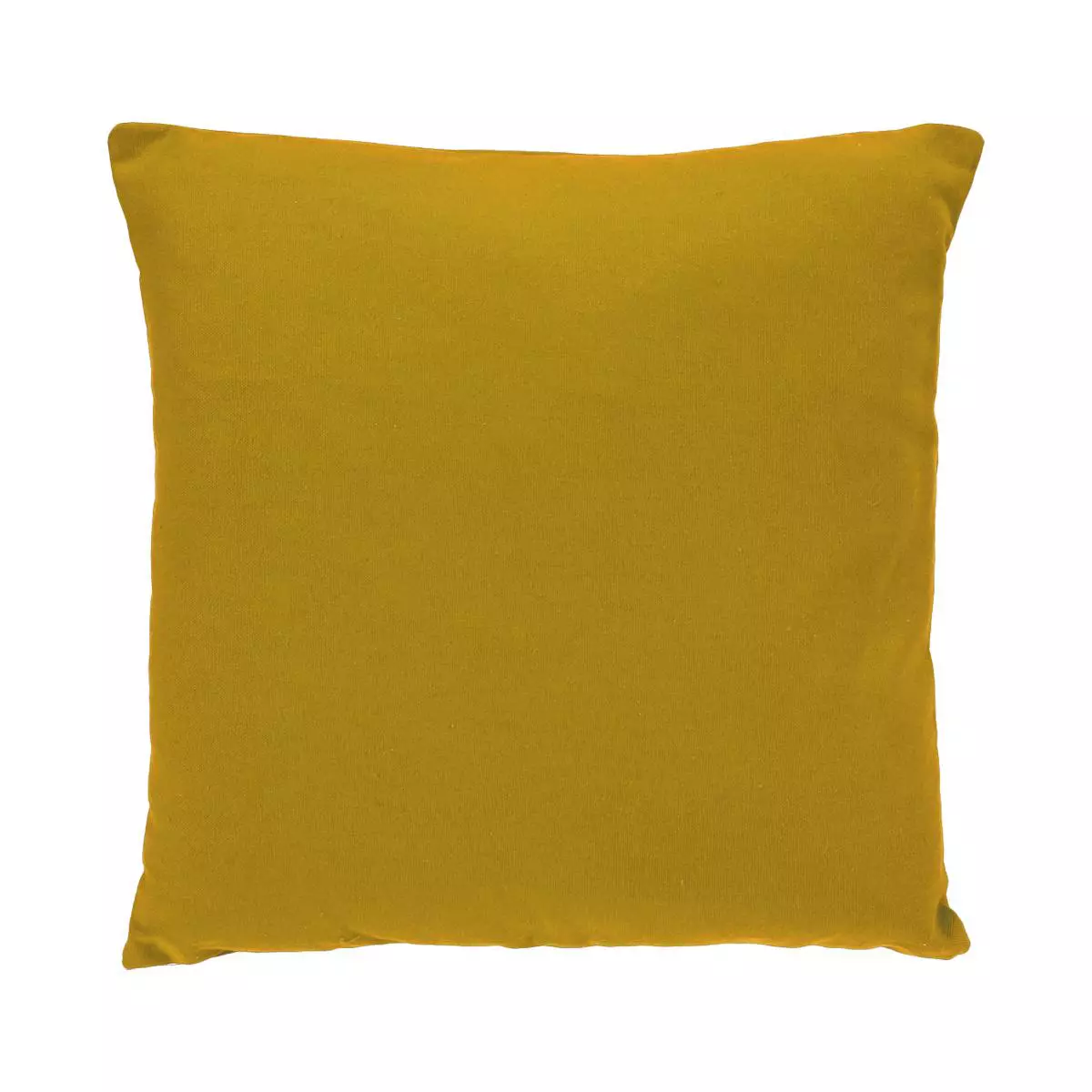 Coussin carré (38 cm) Datara Jaune ocre 1