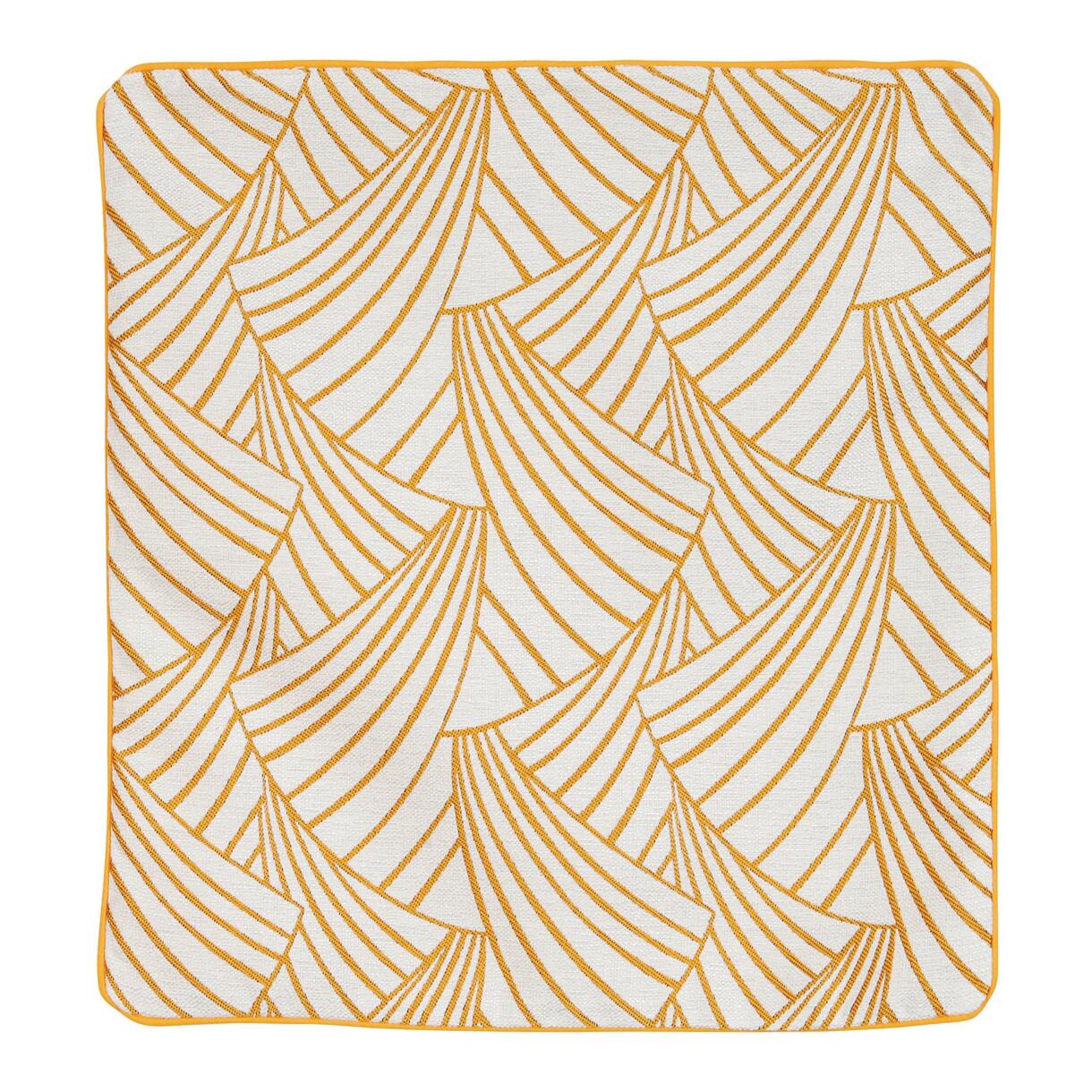 Quadratischer Kissenbezug (40 cm) Ardeco Gelb 1