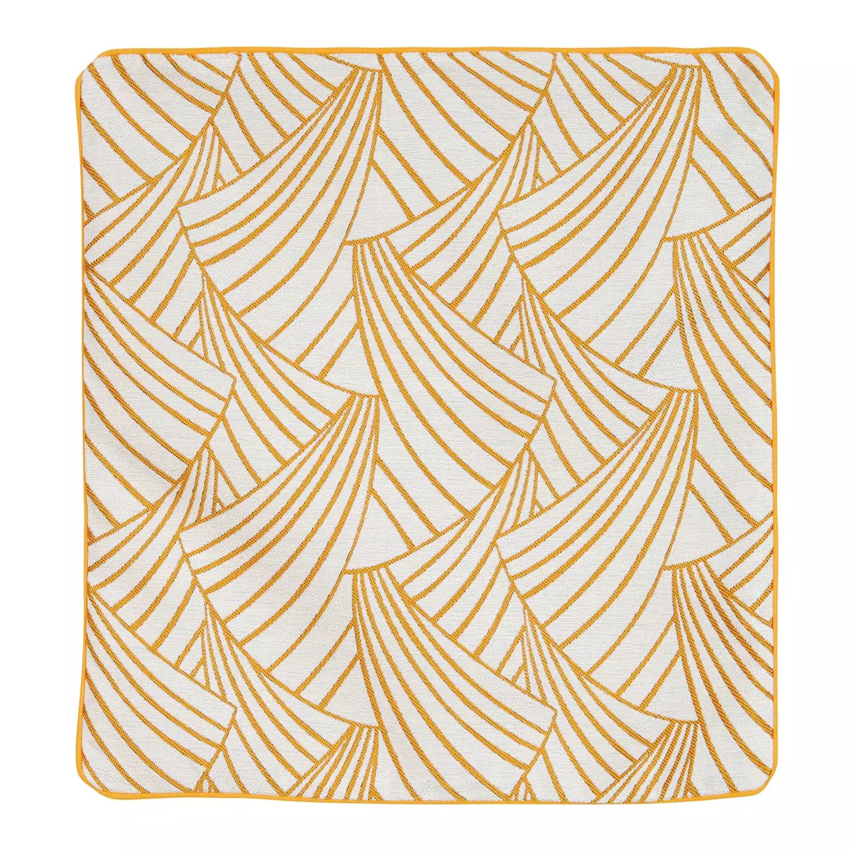 Housse de coussin carrée (40 cm) Ardeco Jaune 1