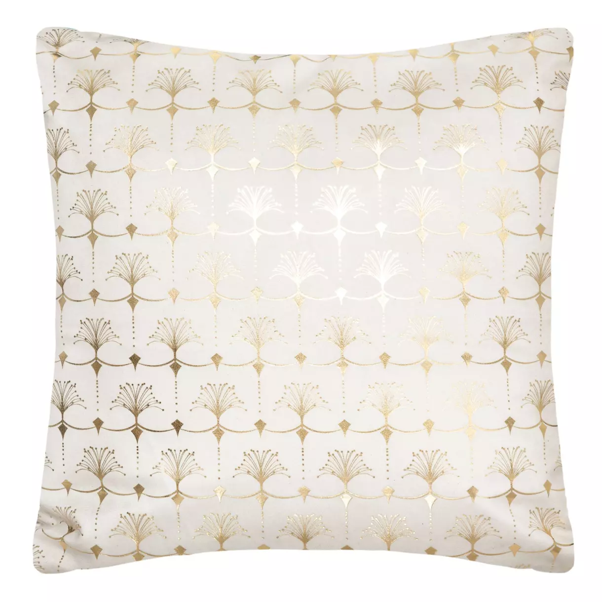 Coussin carré (40 cm) Tropic Ivoire 1