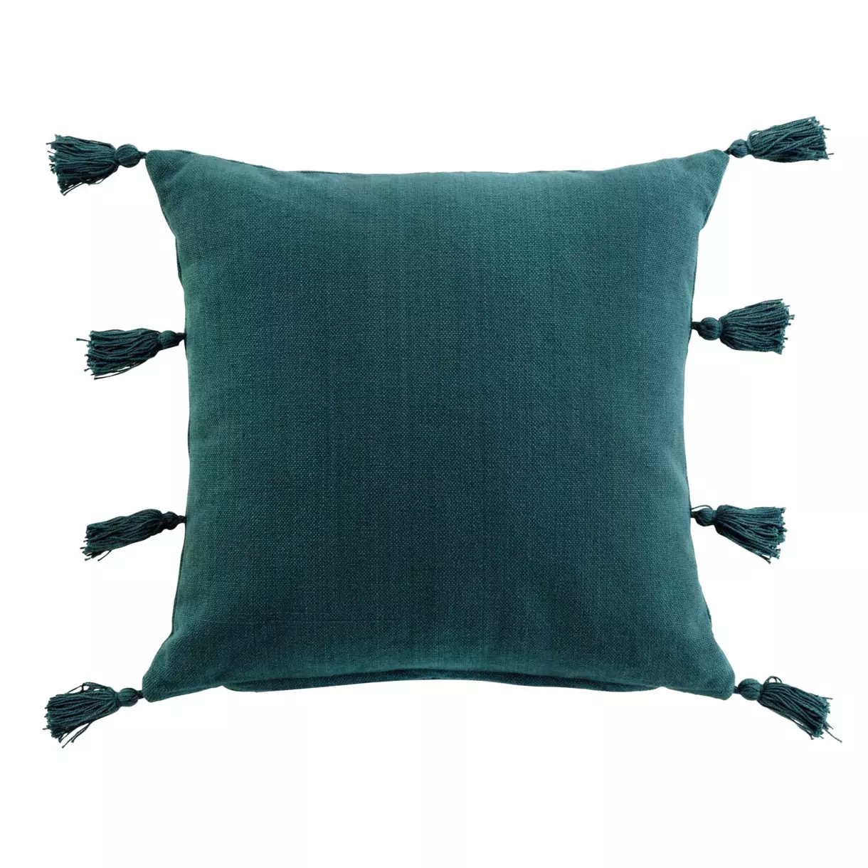 Cojín (45 cm) Tasselina Azul petróleo 1